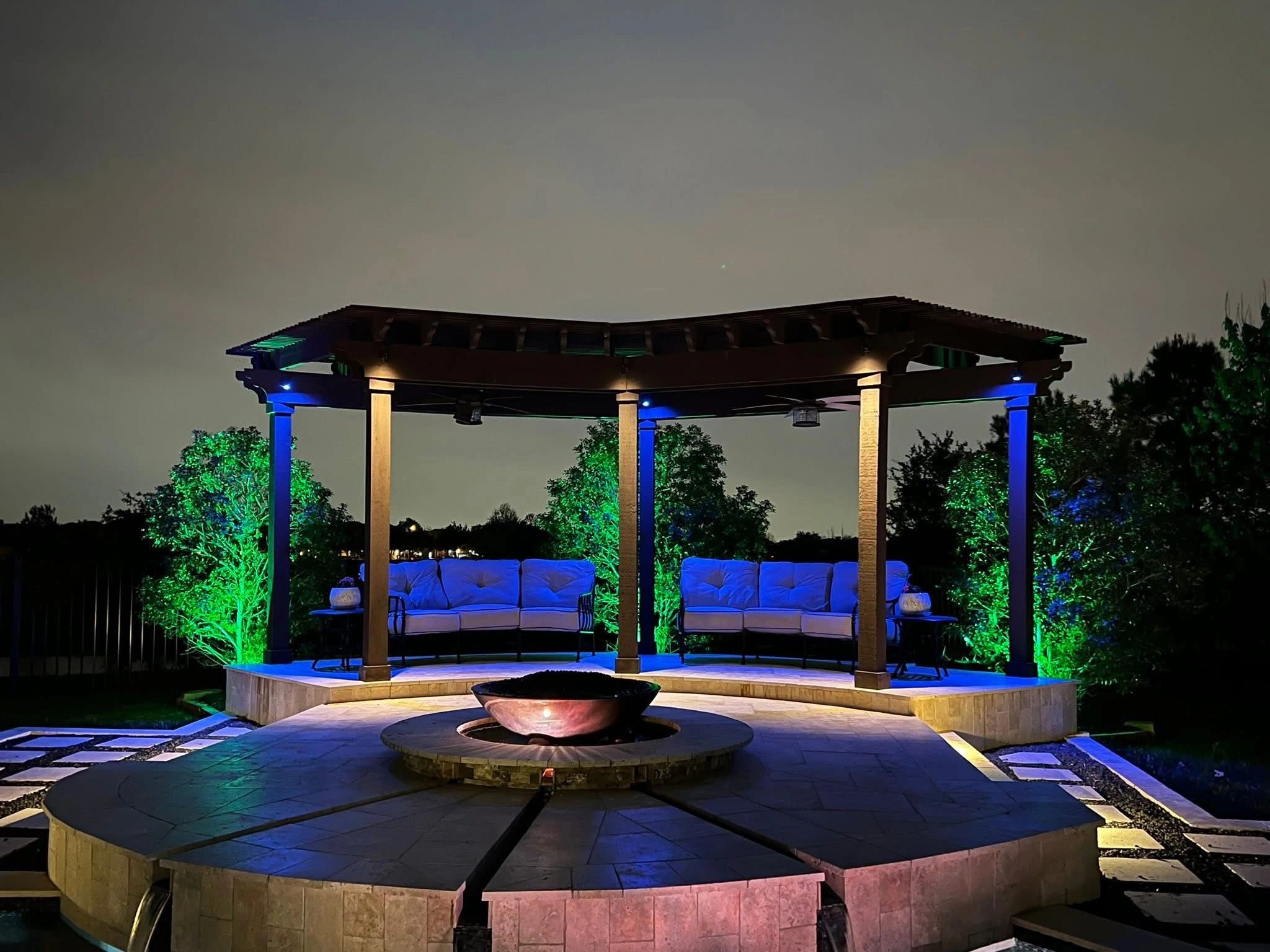 Outdoor event lighting